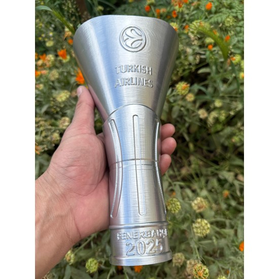 2025 Eurolig Kupası Fenerbahçe 2025 yazılı ( Turkish Airlines League Eurolig Cup ) 25 cm