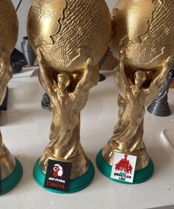 Mini Futbol Türkiye 50 cm boyunda final kupası