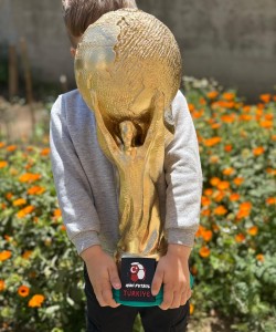 Mini Futbol Türkiye 50 cm boyunda final kupası