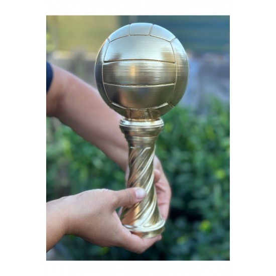 Voleybol Kupası Gold Kaplama 30cm