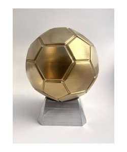 STANDLI FUTBOL TOPU 20 CM gold