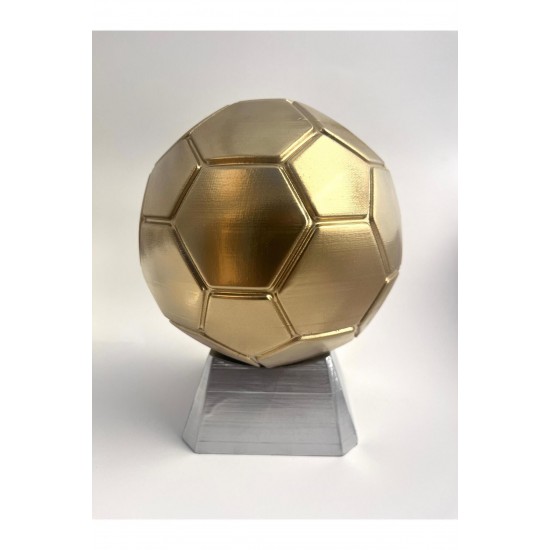 STANDLI FUTBOL TOPU 20 CM gold