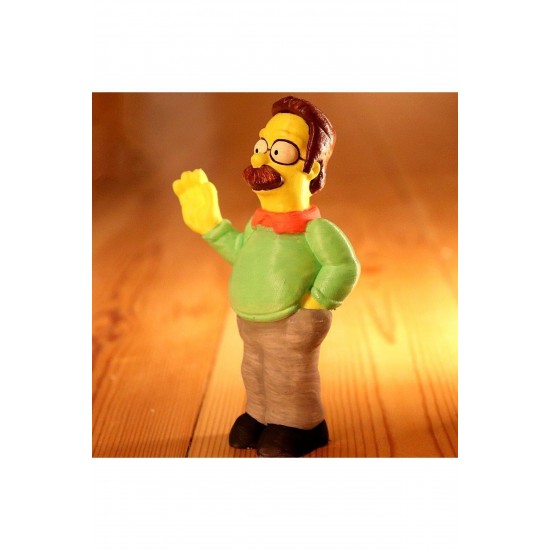 Ned Flanders Simpson Simpsons Simpsonlar Chracter Figure