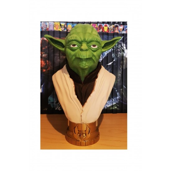 Master Yoda Boyalı Büst