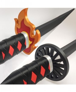 TANJIRO S KATANA FROM DEMON SLAYER HAREKETLİ AÇILIR KAPANIR KATANA (1 METRE)  CNQRKSCJ4795