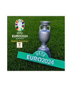 Uefa Euro 2024 Cup Standlı 3 Parça (GERÇEK BOYUT)