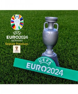 Uefa Euro 2024 Cup Standlı 3 Parça (GERÇEK BOYUT)