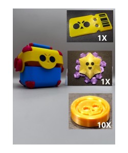 Brawl Stars Mega Box Coinli Elmaslı Kartlı