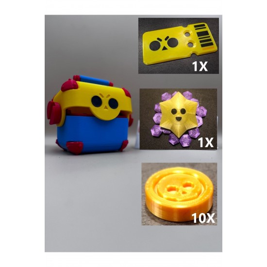 Brawl Stars Mega Box Coinli Elmaslı Kartlı