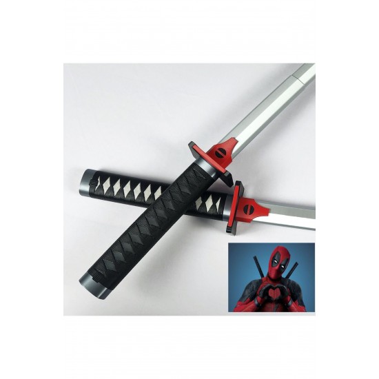 Deadpool  s Katana s  Hareketli Açılır Kapanır Katana (2 adet)