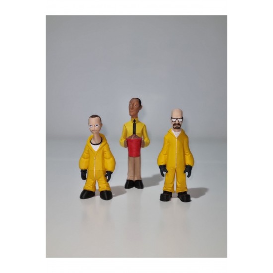 Breaking Bad / Walter White & Jessie Pinkman & Gustavo Fring/ Takım Figür 15cm