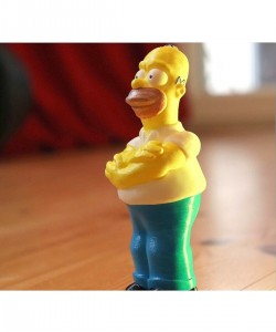 Homer Simpson Simpsons Simpsonlar Chracter Fİgure Boyalı Figür 15 Cm