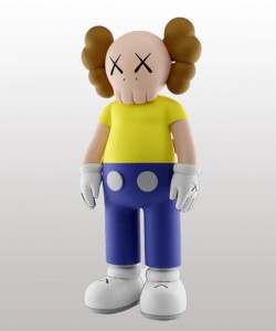 Kaws Rick and Morty Boyalı Figür Kaws Morty Figür Büyük Boy 20CM