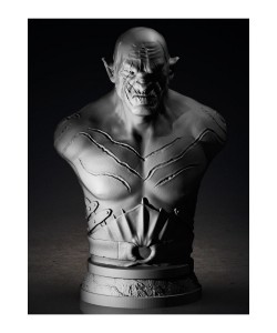 The Hobbit Azog Bust - Ürün Renklidir - 12x9x20cm