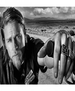 Sons of Anarchy yüzük hediyelik sert plastik aksesuar