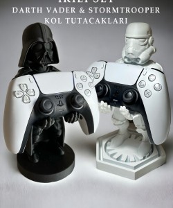 Star Wars Stormtrooper Kol Tutucu, Joystick Kumanda Standı, Xbox / PS4 / PS5 Uyumlu