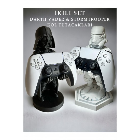 Star Wars Stormtrooper Kol Tutucu, Joystick Kumanda Standı, Xbox / PS4 / PS5 Uyumlu