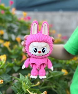 Labubu Pembe 1 Ad Hareketli Oyuncak (VİDEOLU ÜRÜN)